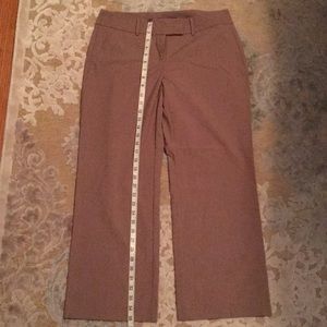 Wide leg tan slacks